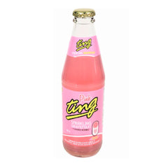 Ting is a lively blend of sparkling water, the subtle sweetness of grapefruit and a splash of Jamaican sunshine!