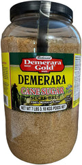 Demerara sugar is a type of cane sugar that has large crystal size and golden-toffee color. Originating from Guyana, the Demerara sugar gets its name from the region of origin. This sugar was originally extracted from the sugarcanes.